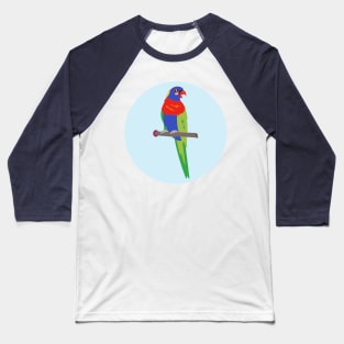 Laughing Rainbow Lorikeet Baseball T-Shirt